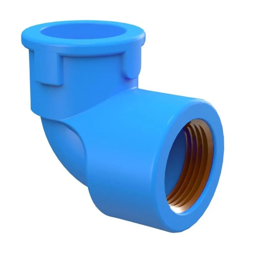 Joelho Azul 90° com Bucha de Latão 25mm x 1/2" Tigre